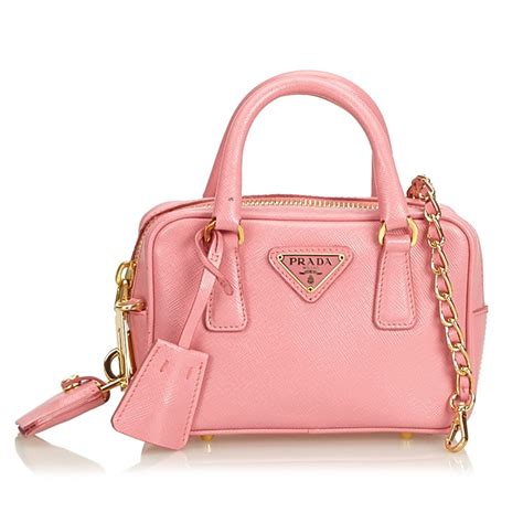 prada pink purse|pink leather prada handbags.